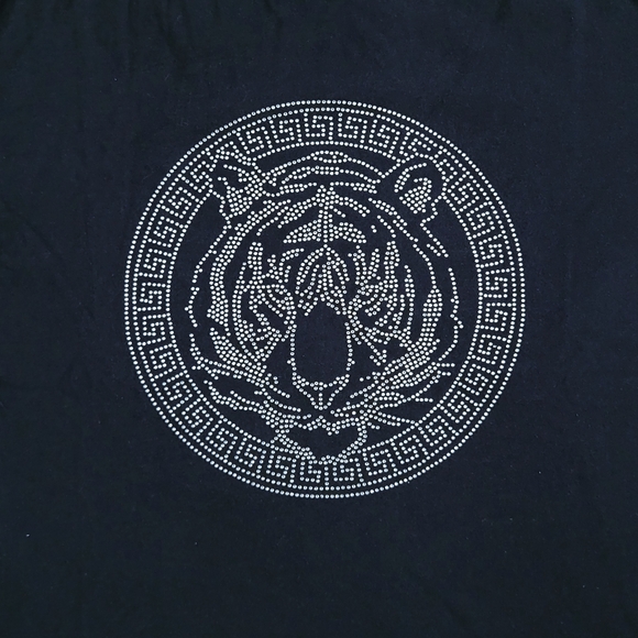 Casa Moda Couture Rhinestone💎 Tiger Head🐯 Tee👕 - NWT - Picture 3 of 15